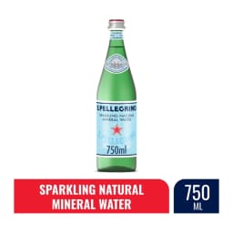 S. Pellegrino Sparkling natural mineral water, front of pack