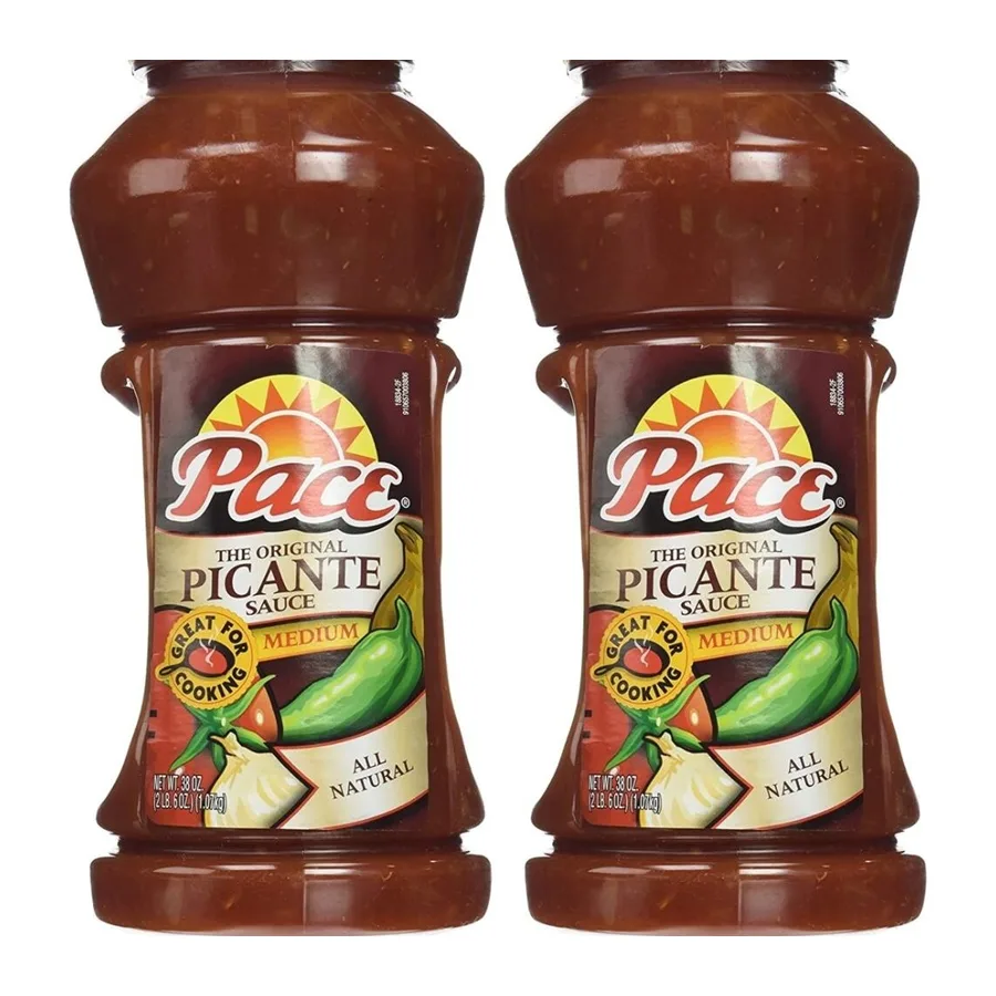 Pace Medium original picante sauce, front of pack