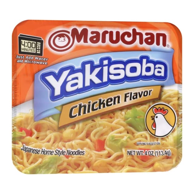 Maruchan Yakisoba chicken, front of pack