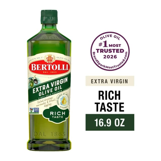 Bertolli Rich Extra Virgin Olive Oil, front of pack