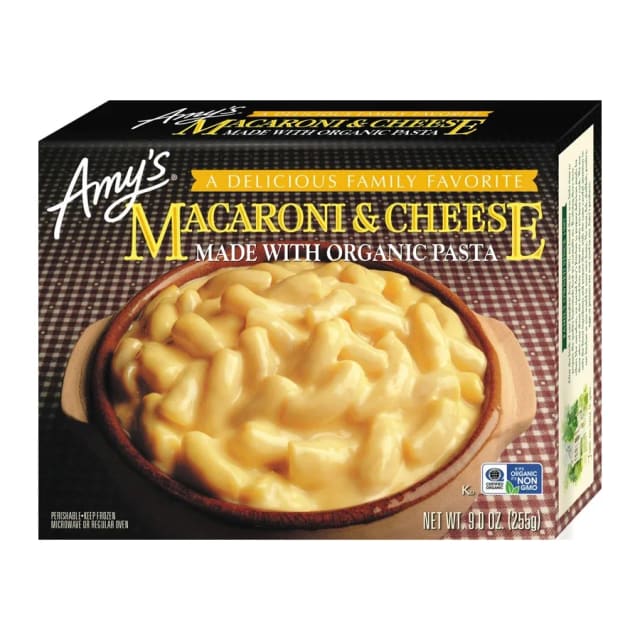 Amy's Macaroni & Cheese, front of pack