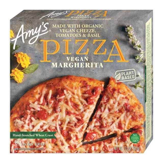 Amy's Vegan Margherita Pizza With Daiya Cheeze, front of pack