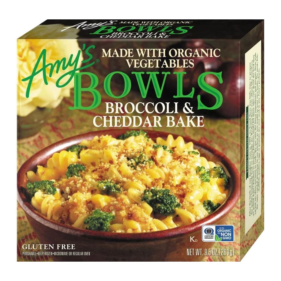 Amy's Bowls Broccoli & Cheddar Bake, front of pack
