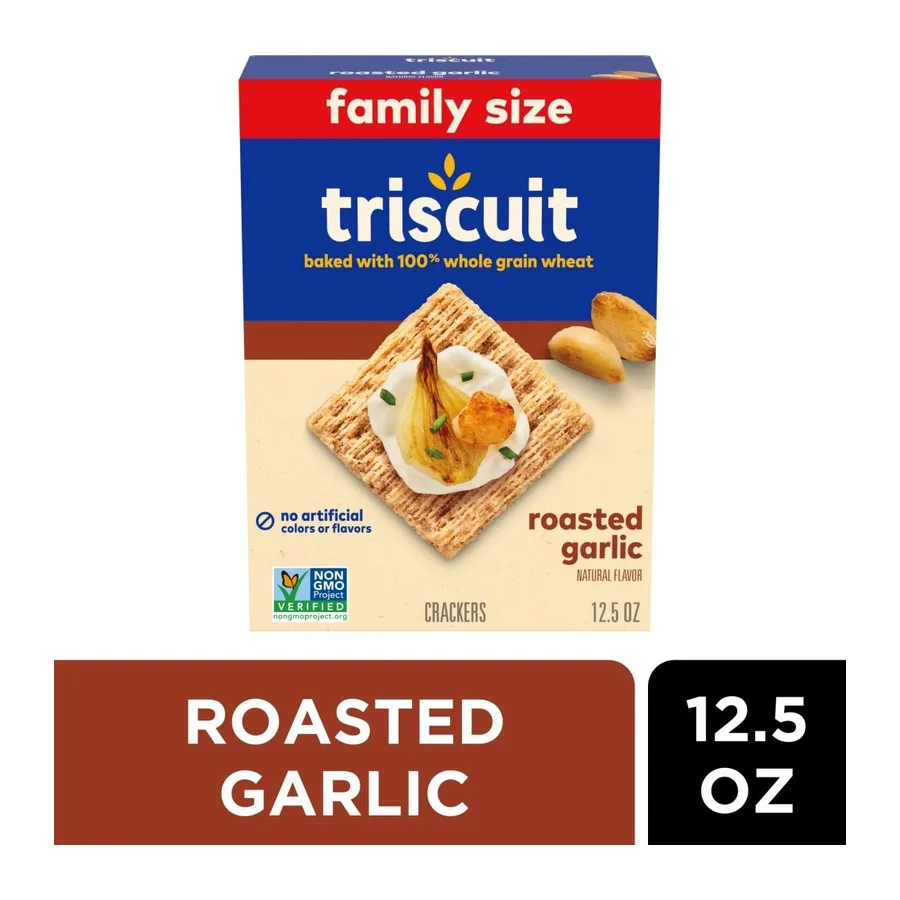 Triscuit Roasted garlic, front of pack