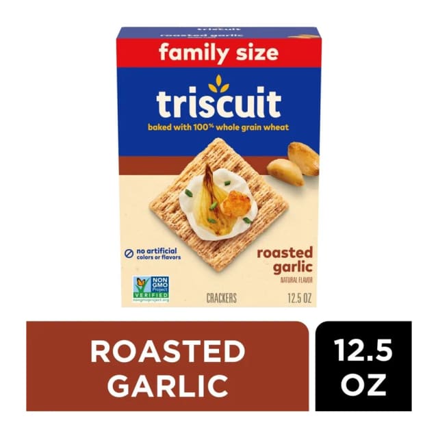 Triscuit Roasted garlic, front of pack