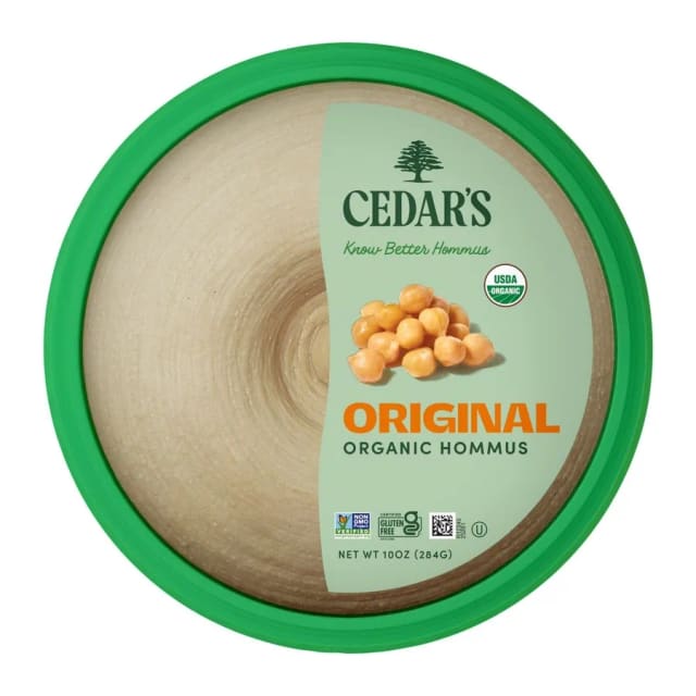 Cedar's Original Hommus Organic, front of pack