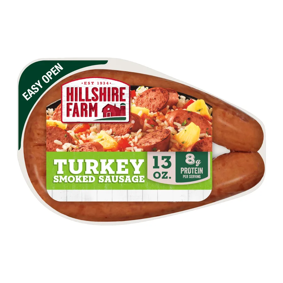 Hillshire Farm Turkey smoked sausage, front of pack