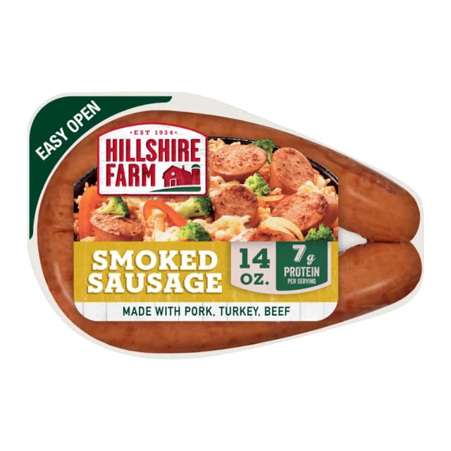 Hillshire Farm Smoked sausage, front of pack