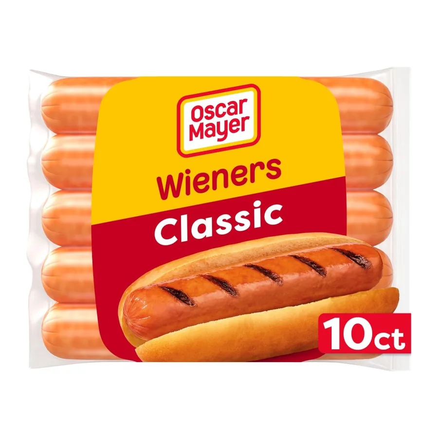 Oscar Mayer Classic uncured wieners, front of pack