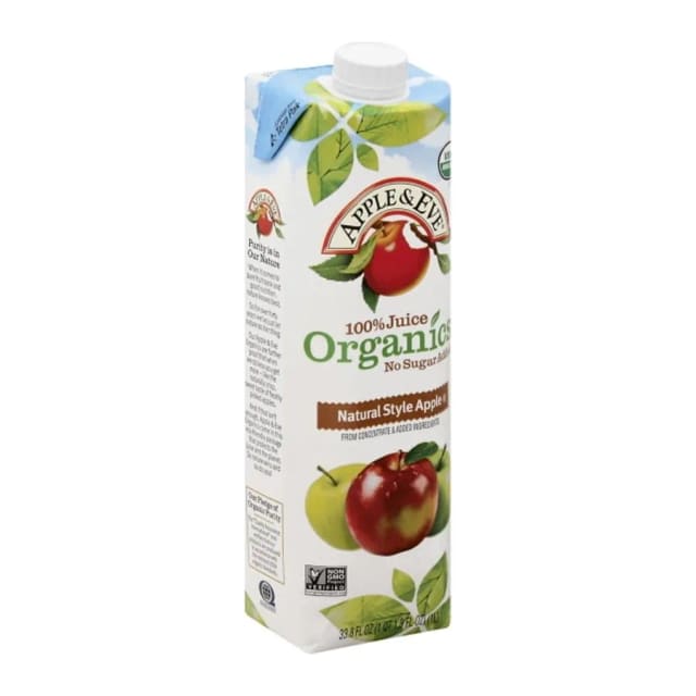 Apple & Eve 100% juice, apple, front of pack
