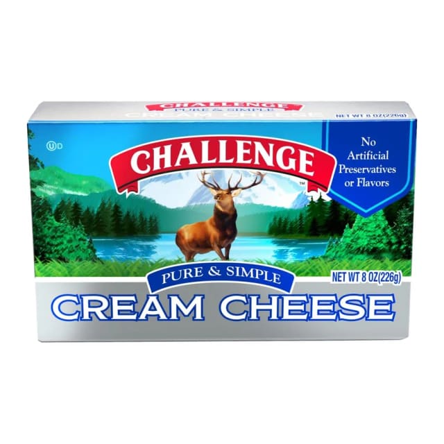 Challenge Cream Cheese, front of pack