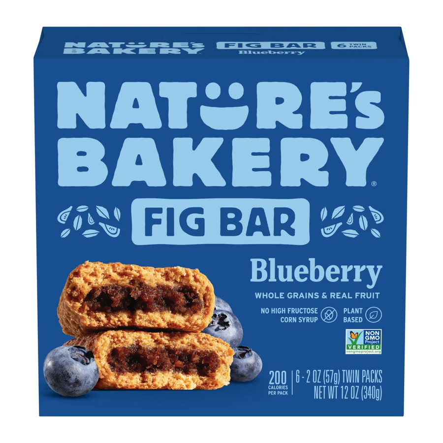 Nature's Bakery Fig Bar Blueberry, front of pack
