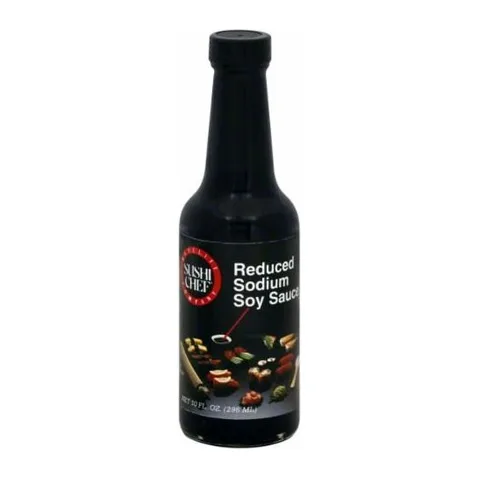 Sushi Chef Reduced Sodium Soy Sauce, front of pack