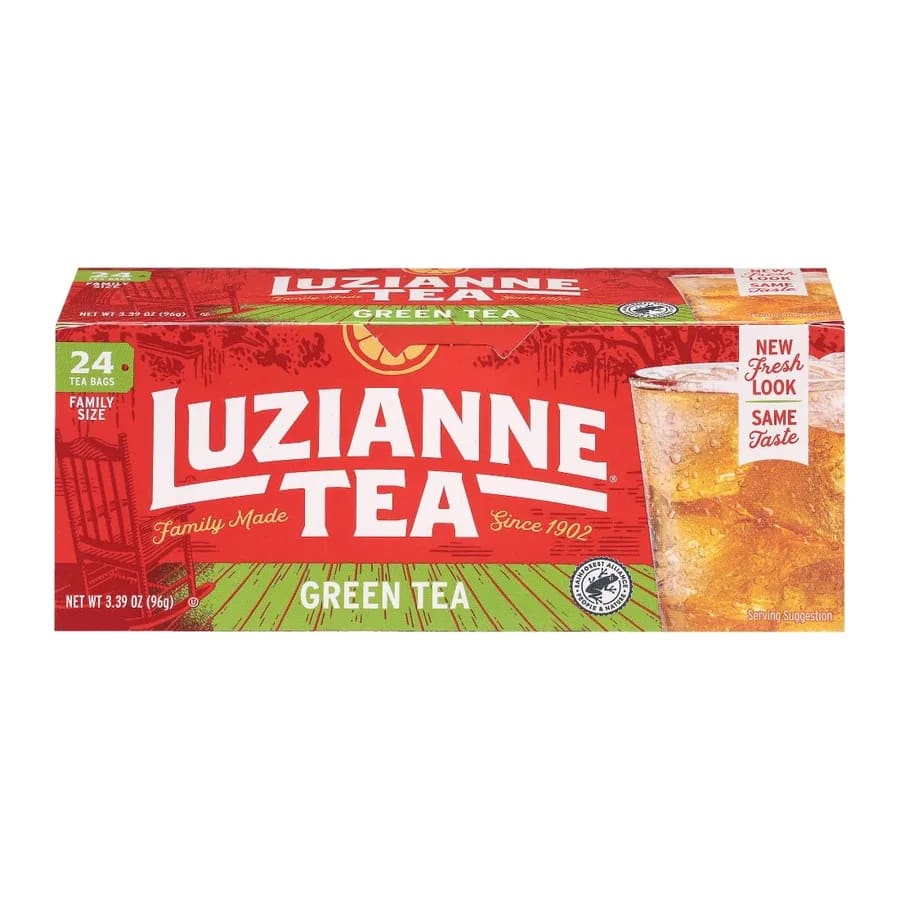 Luzianne Green Tea, front of pack