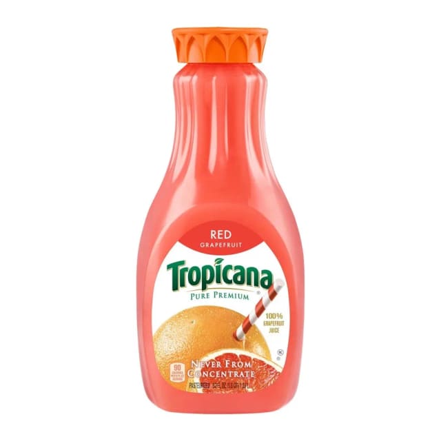 Tropicana Red Grapefruit juice, front of pack