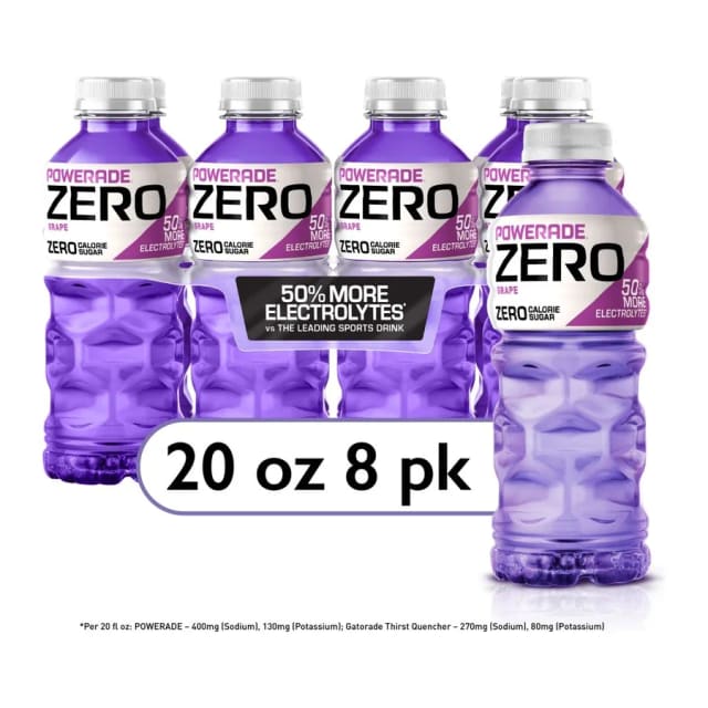 Powerade Zero, front of pack