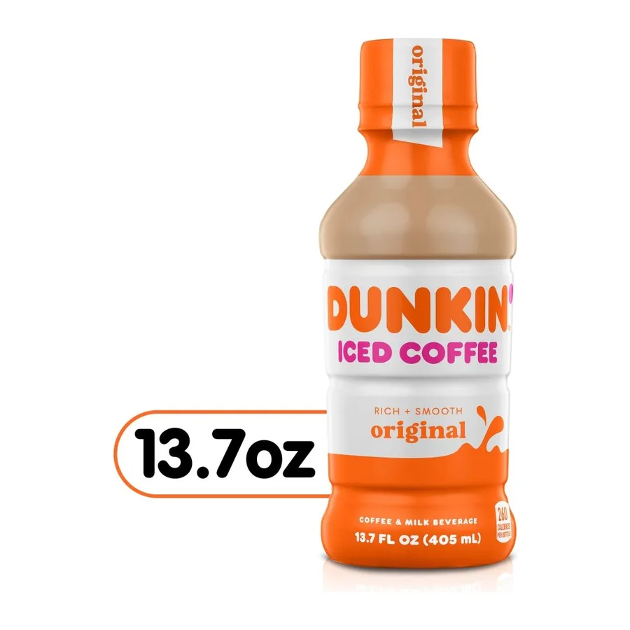 Dunkin' Donuts Original iced coffee, front of pack
