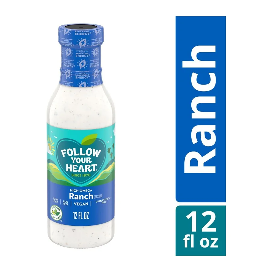 Follow Your Heart High Omega Vegan Ranch Dressing, front of pack