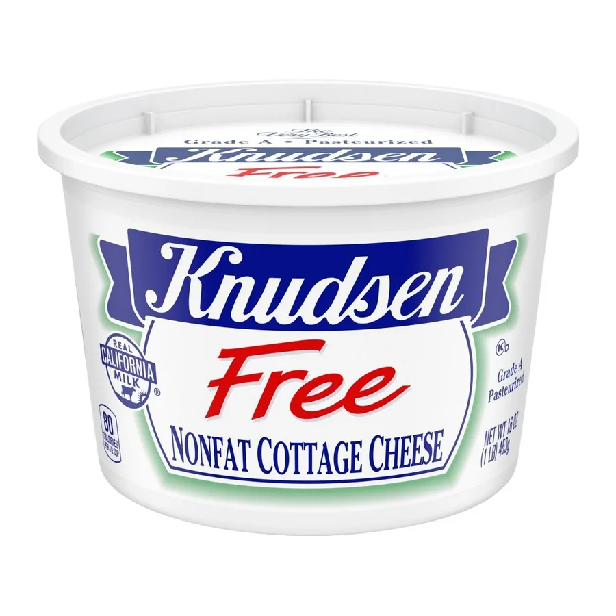 Knudsen Free Nonfat Cottage Cheese, front of pack