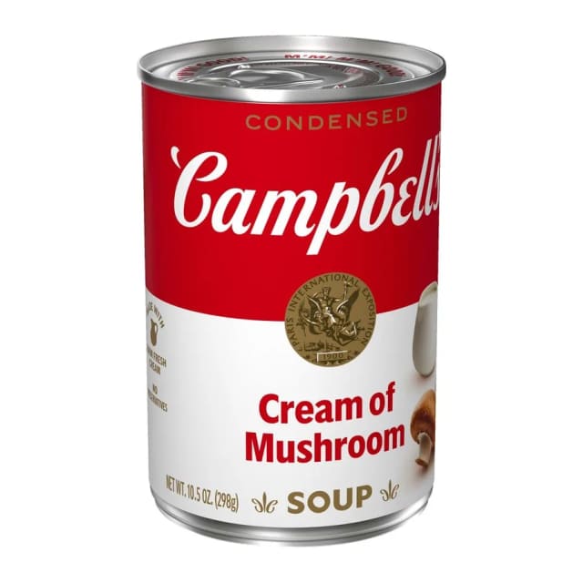 Campbell's Cream of Mushroom, front of pack