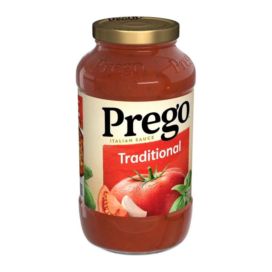 Prego Traditional, front of pack