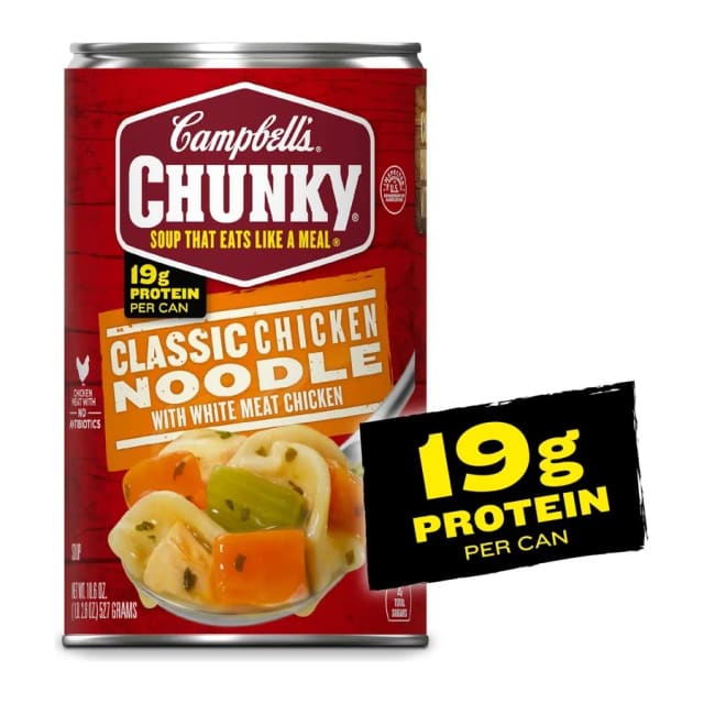 Campbell's Chunky Soup (Classic Chicken Noodle), front of pack