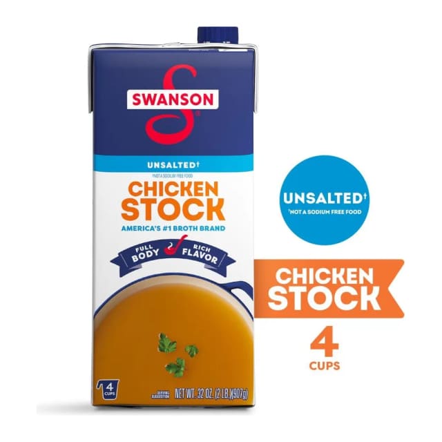 Swanson Broth Unsalted Chicken, front of pack