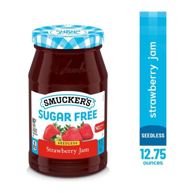 Smucker's Strawberry Jam, front of pack