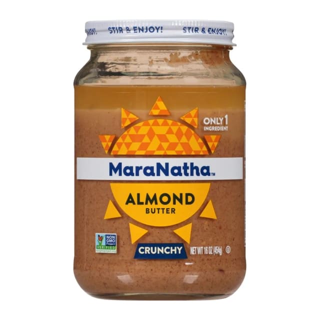 Maranatha California almond butter, front of pack