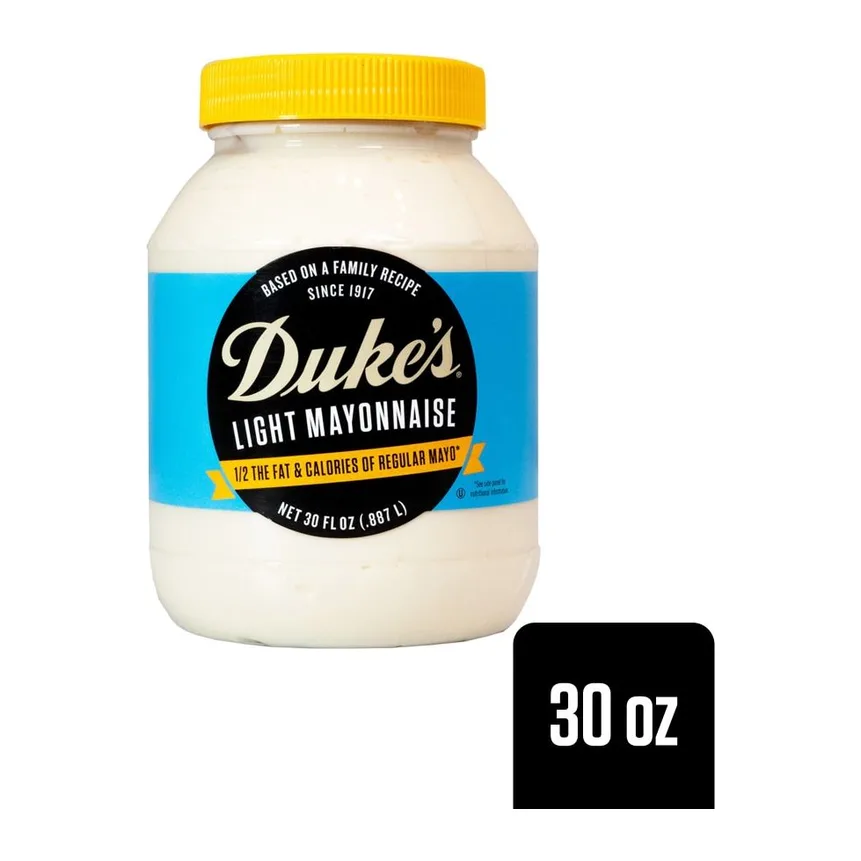 Duke's Mayonnaise light, front of pack