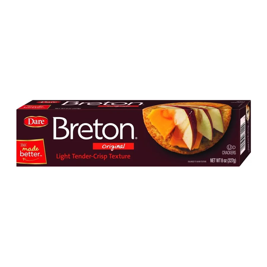 Breton Original Crackers, front of pack