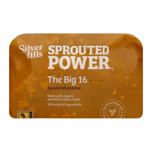 Silver Hills Sprouted Wheat Bread The Big 16, front of pack