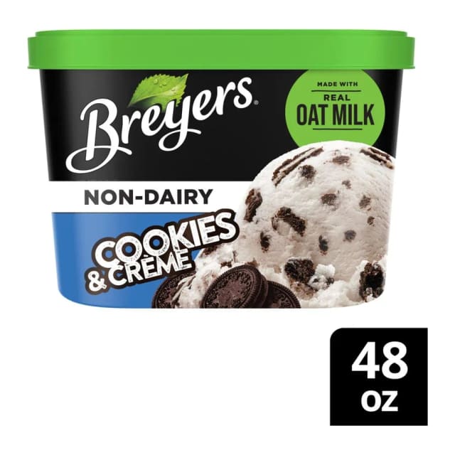 Breyers Frozen Almond Milk Dessert, front of pack