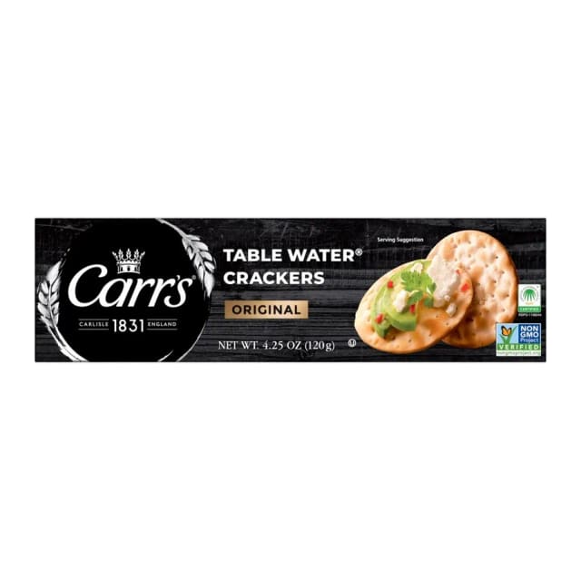 Carr's Table Water Crackers Original (Canada), front of pack