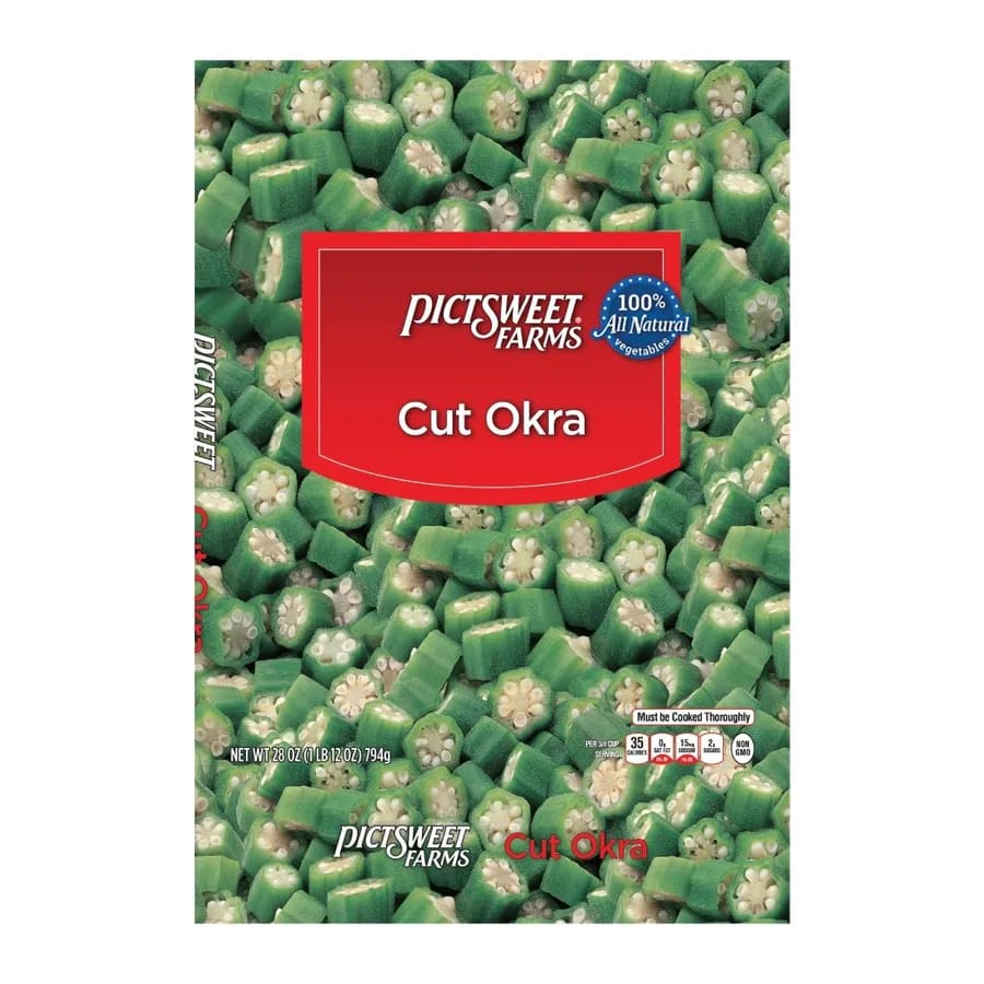 Pictsweet Farms Cut Okra, front of pack