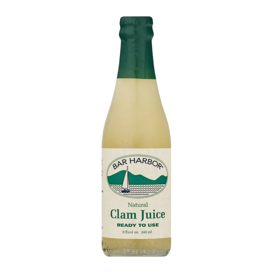 Bar Harbor Clam juice, front of pack