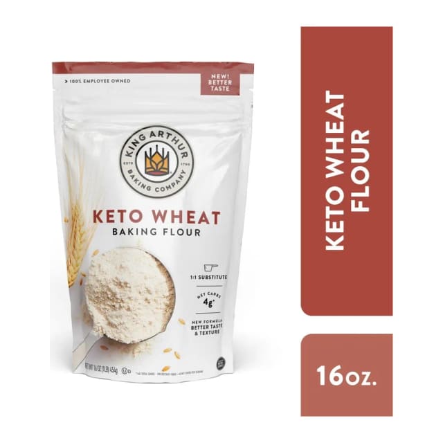 King Arthur Keto Wheat Baking Flour, front of pack