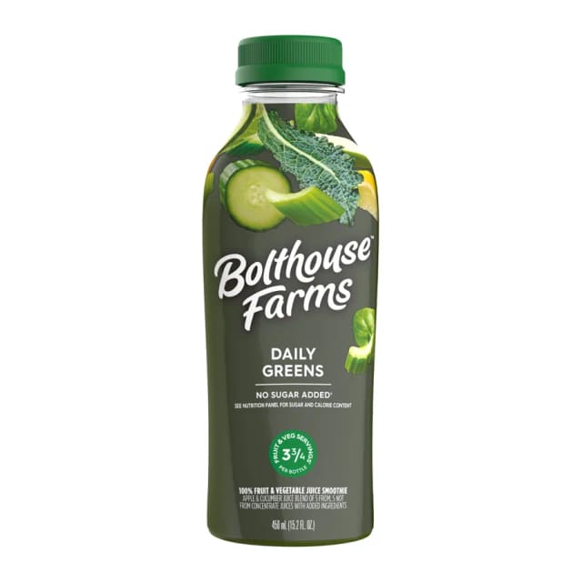 Bolthouse Farms Fruit & vegetable juice daily greens, front of pack