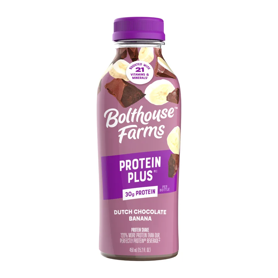 Bolthouse Farms Dutch Chocolate Banana Protein Plus Shale, front of pack