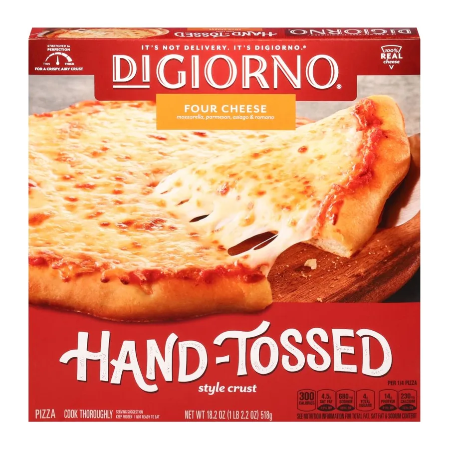 Digiorno Pizzeria, Four Cheese Pizza, front of pack