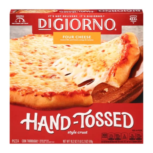 Digiorno Pizzeria, Four Cheese Pizza, front of pack