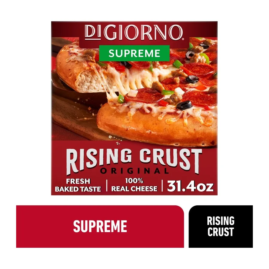 Digiorno Rising Crust Supreme Pizza, front of pack