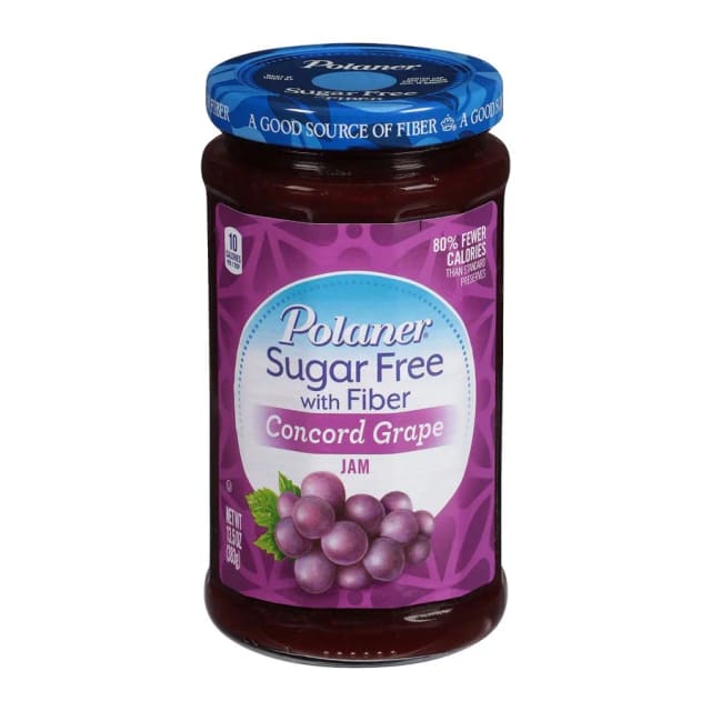 Polaner Jam, concord grape, front of pack