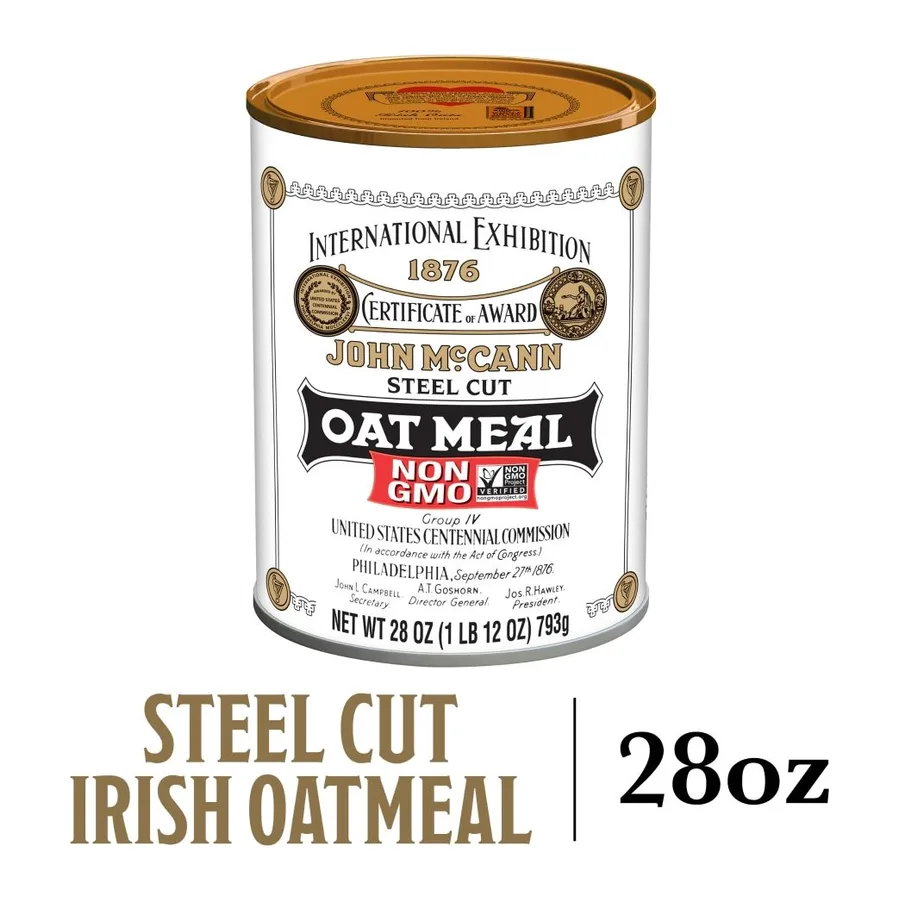 John Mccann Steel Cut Irish Oatmeal, front of pack