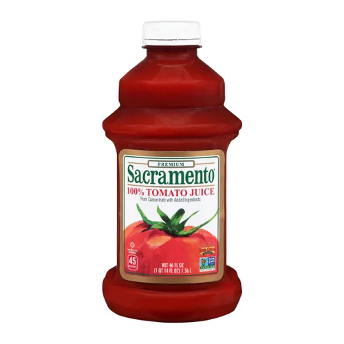 Sacramento Tomato Juice from Concentrate, front of pack