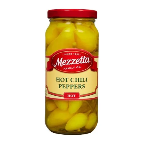 Mezzetta Hot Chili Peppers, front of pack
