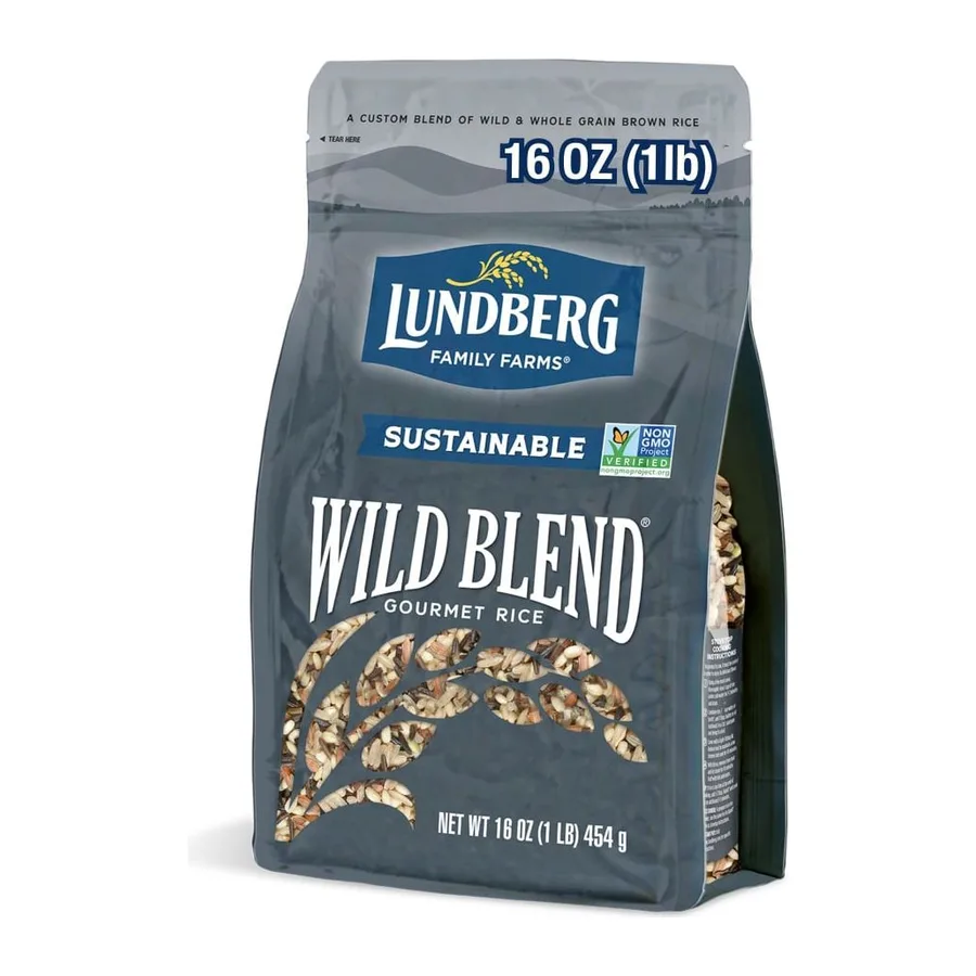 Lundberg Wild Blend Rice, front of pack