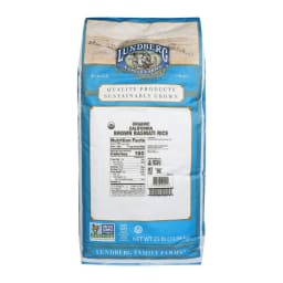 Lundberg Family Farms Organic California Brown Basmati Rice, front of pack