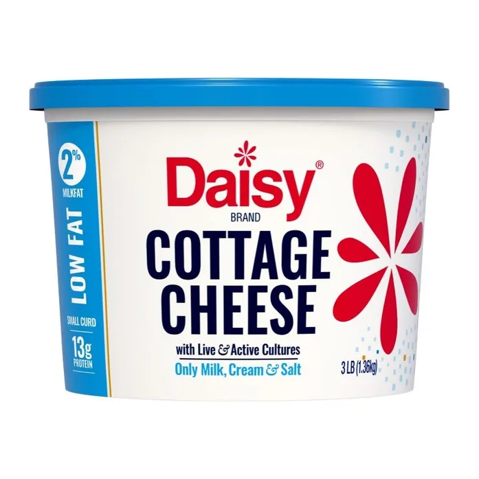 Daisy Low fat cottage cheese, front of pack