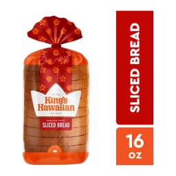 King's Hawaiian Sliced Hawaiian Sweet Bread, front of pack
